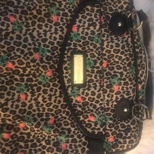 Betsey Johnson Animal Print Laptop Bag